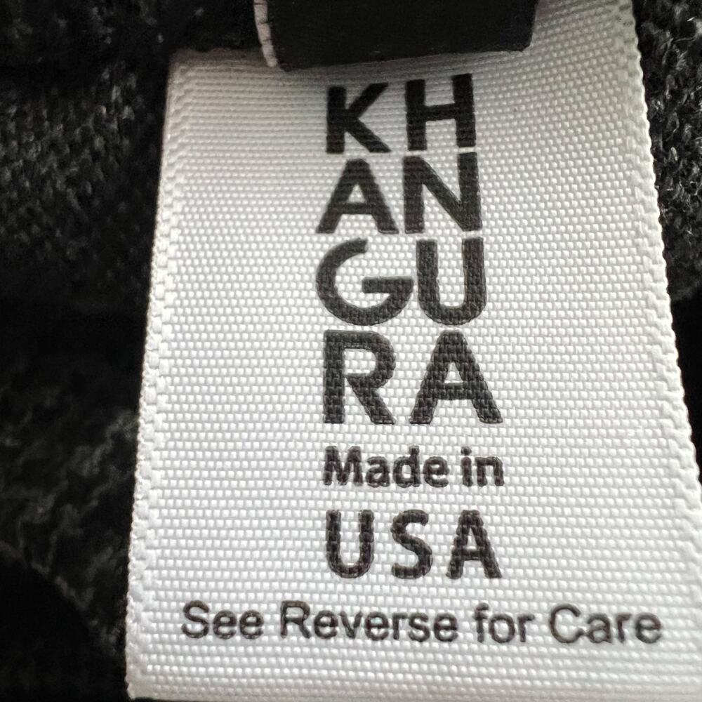 Khangura Pants Medium Patchwork Herringbone Wide … - image 8